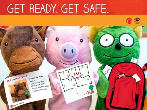 Get Ready. Get Safe. Website and Facebook Graphic.
