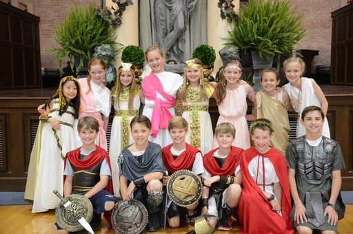 Providence Class Five students at Mesopotamia Day