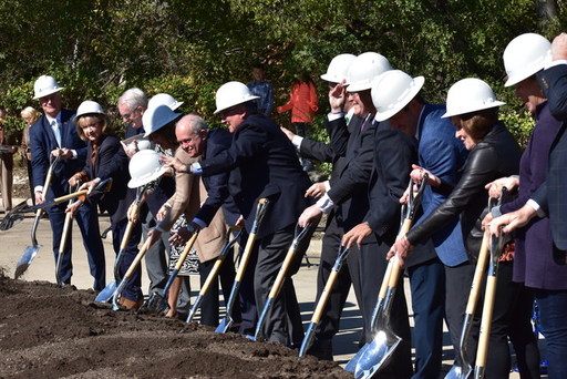 Groundbreaking for the Hasley Chapel at St. Andrew