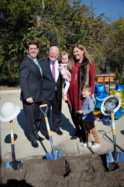 Groundbreaking for the Hasley Chapel at St. Andrew