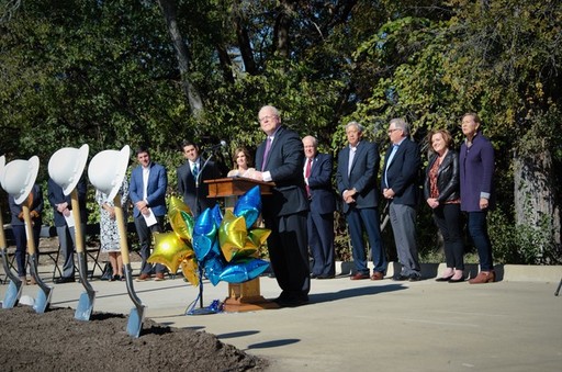 Groundbreaking for the Hasley Chapel at St. Andrew