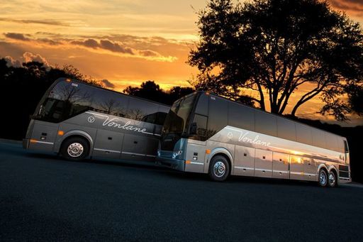 Vonlane buses at sunset.jpg